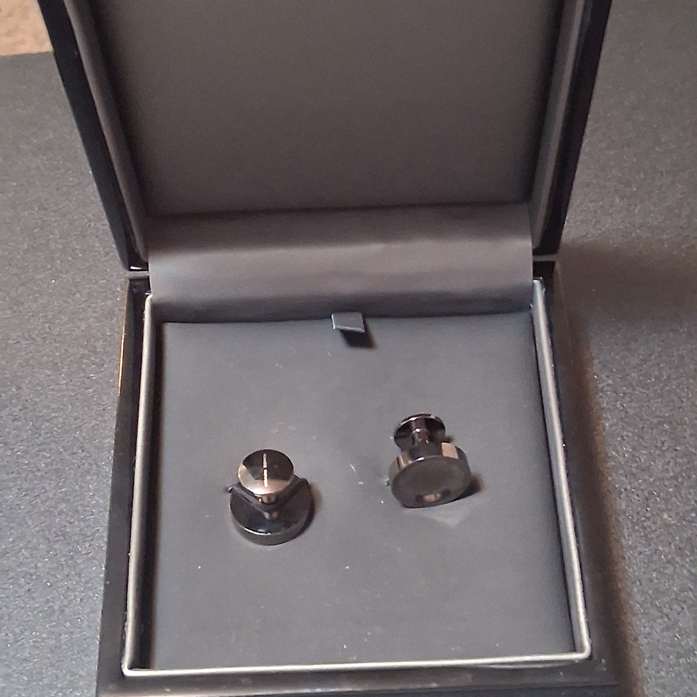 Elegant Black Cufflinks for Men